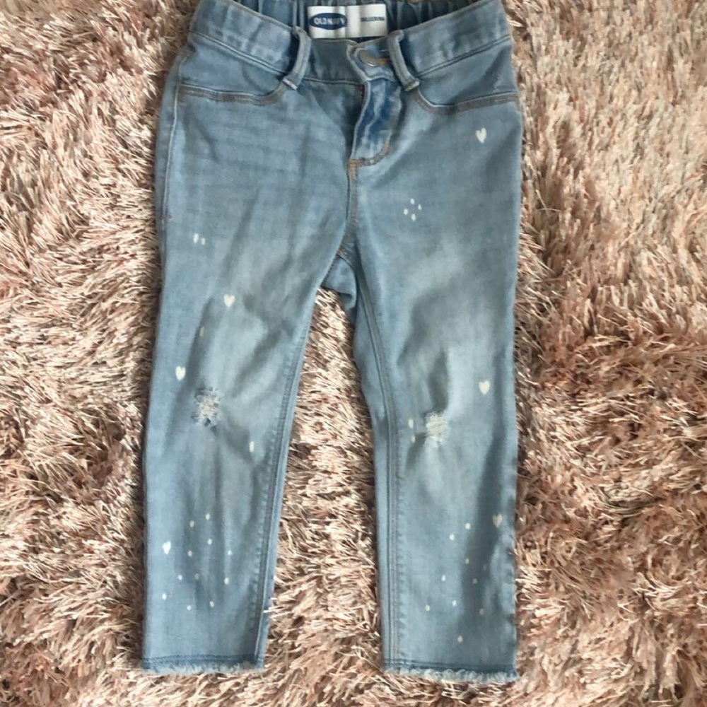 Denim skinny jeans